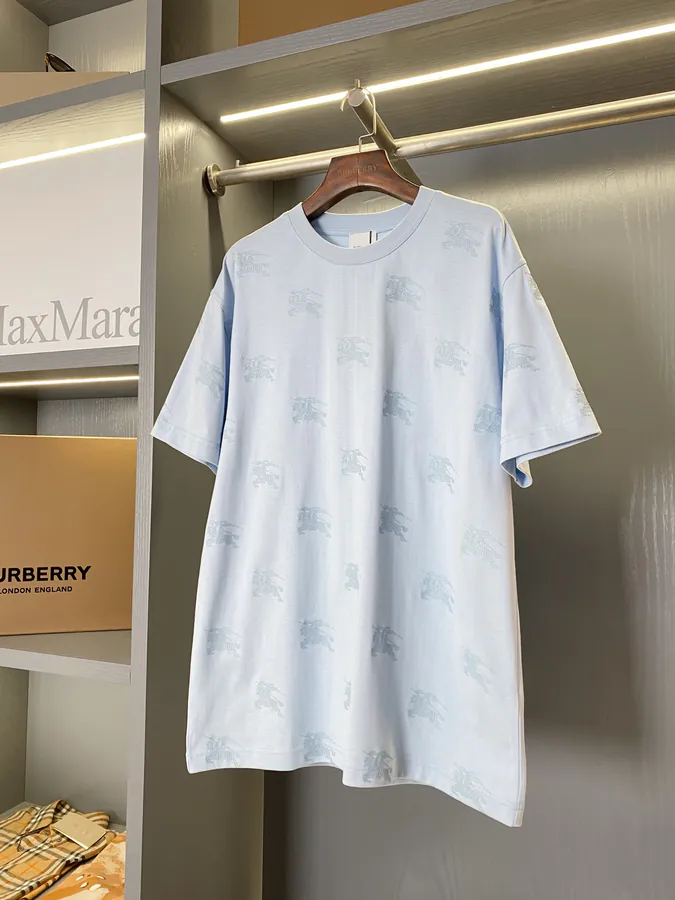 Burberry Horseman Logo Print T Shirt