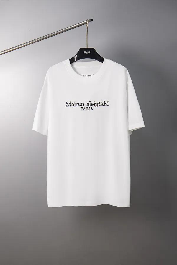 Maison Margiela 25ss Irregular Patchwork Embroidery T shirt