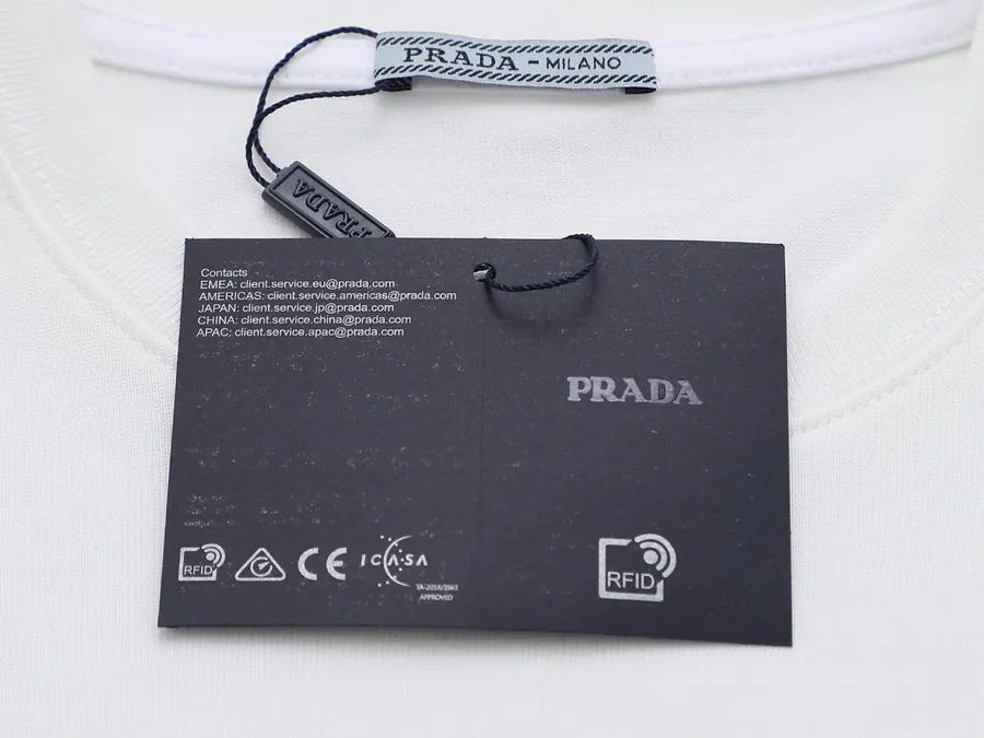 PRADA Pocket Button Short Sleeve