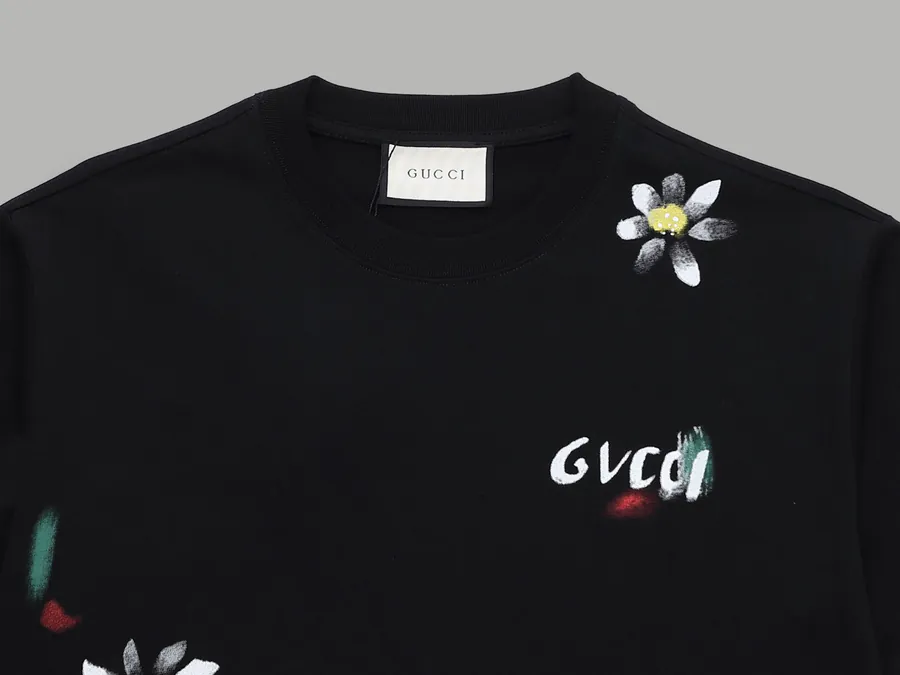 Gucci Doodle Flower Short Sleeve