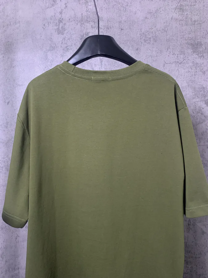 LOEWE*罗意威 Pocket Logo Embroidered Short Sleeve T Shirt