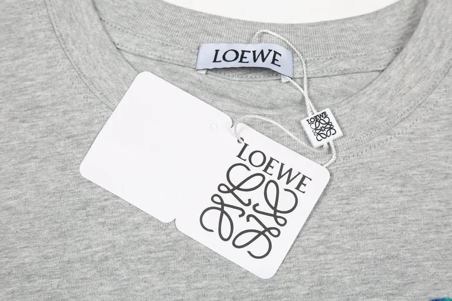 LOEWE*罗意威立体毛巾短袖T恤