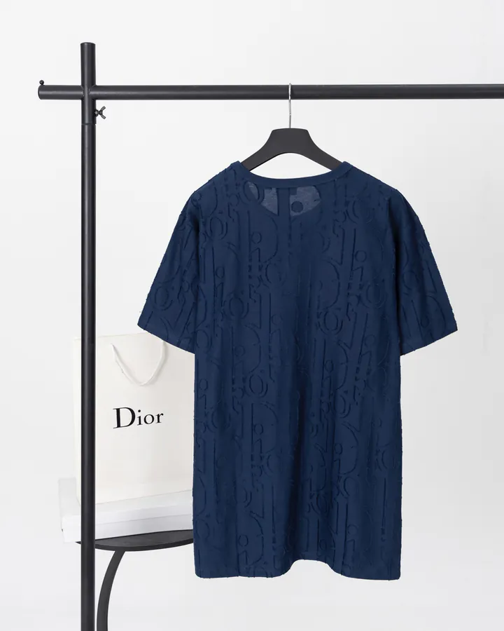DIOR 25SS Float Embossed Short Sleeve T Shirt