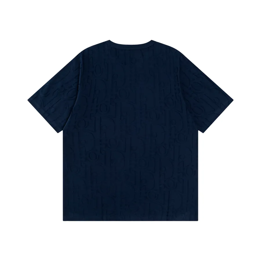 DIOR 25SS Embossed Pattern T Shirt