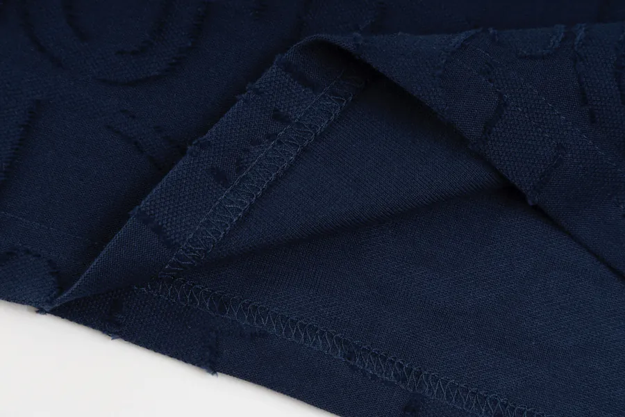 DIOR 25SS Embossed Pattern T Shirt
