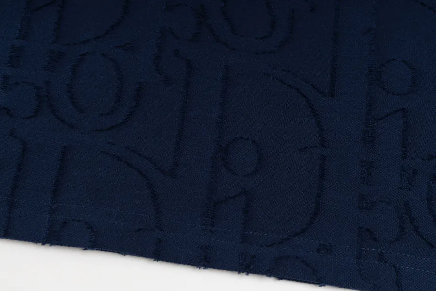 DIOR 25SS Embossed Pattern T Shirt