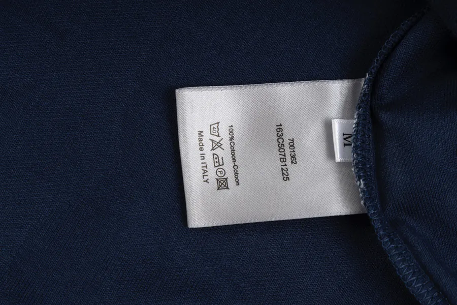 DIOR 25SS Embossed Pattern T Shirt