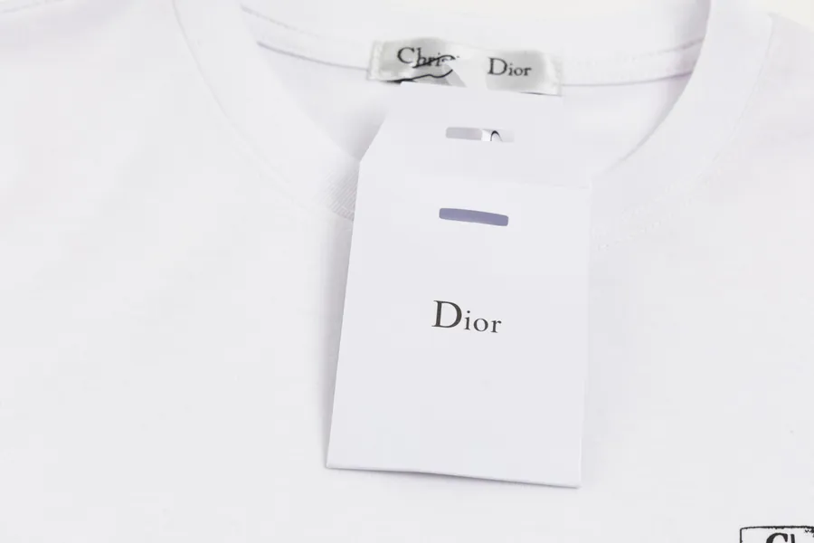 Dior Sketch Sign Tee Unisex Short Sleeve