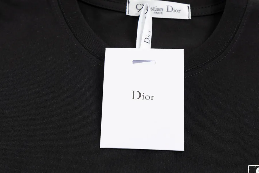 Dior Sketch Sign Tee Unisex Short Sleeve