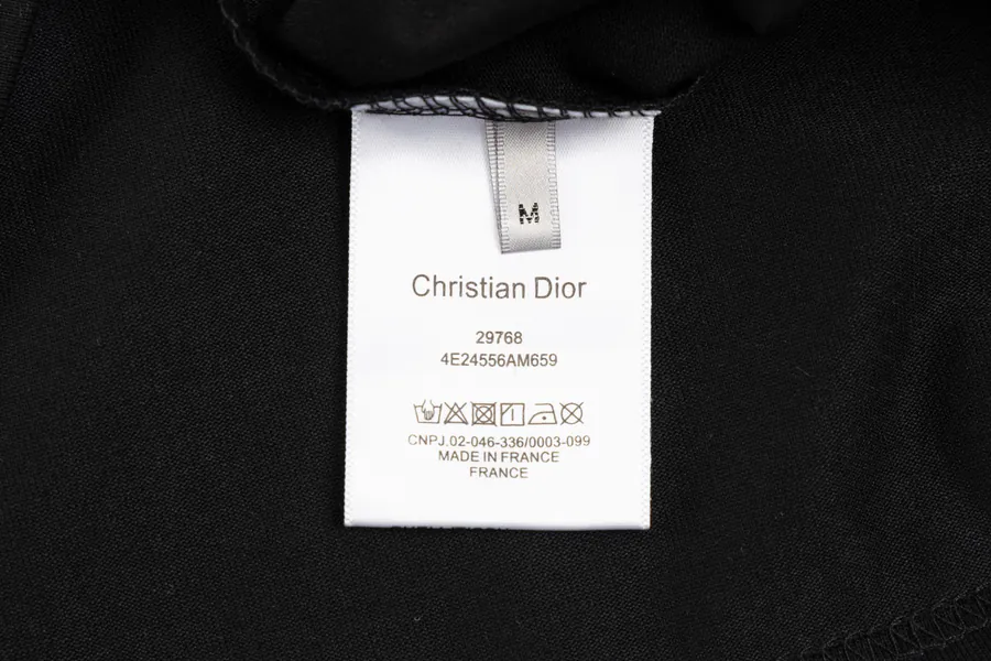 Dior Sketch Sign Tee Unisex Short Sleeve