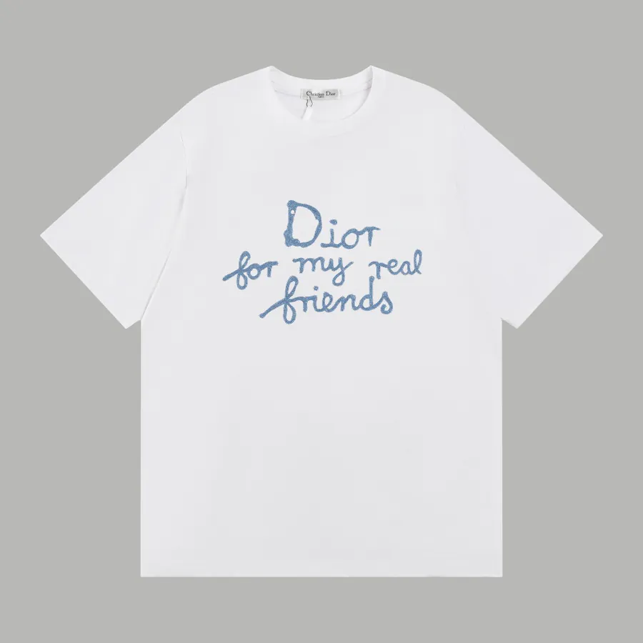 Dior 25SW Embroidered Short Sleeve