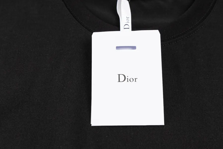 Dior Classic Round Embroidery Short Sleeve