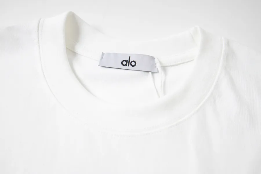 ALO Classic Letter Logo Oversize T Shirt