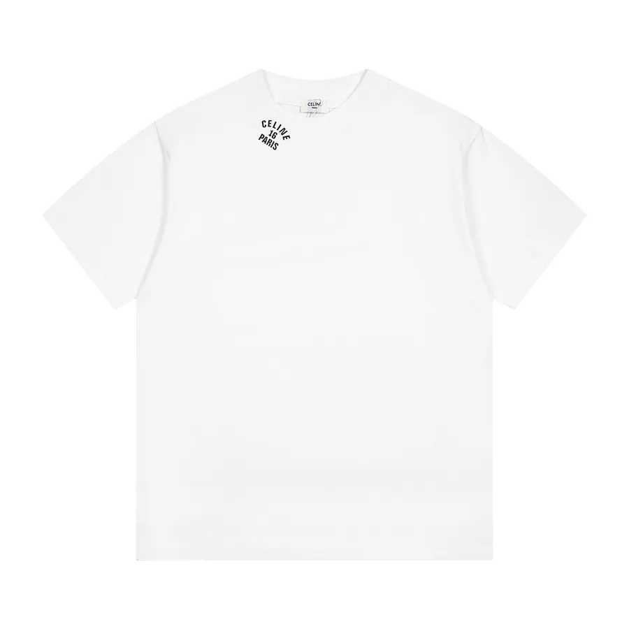 Celine CEL New Classic Logo Round Neck T Shirt