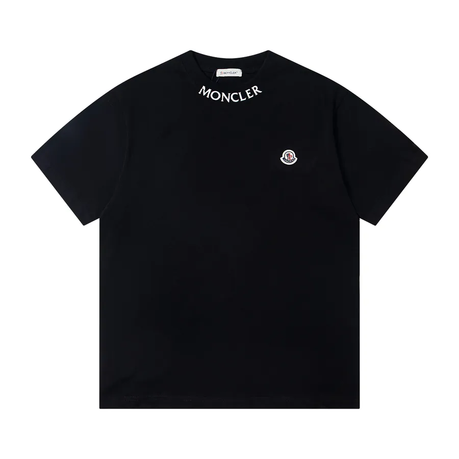 MONER Classic Logo Round Neck Short Sleeve T Shirt