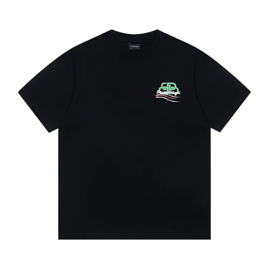 BALENCIAGA Paris 25ss Oversize T Shirt with Classic Print