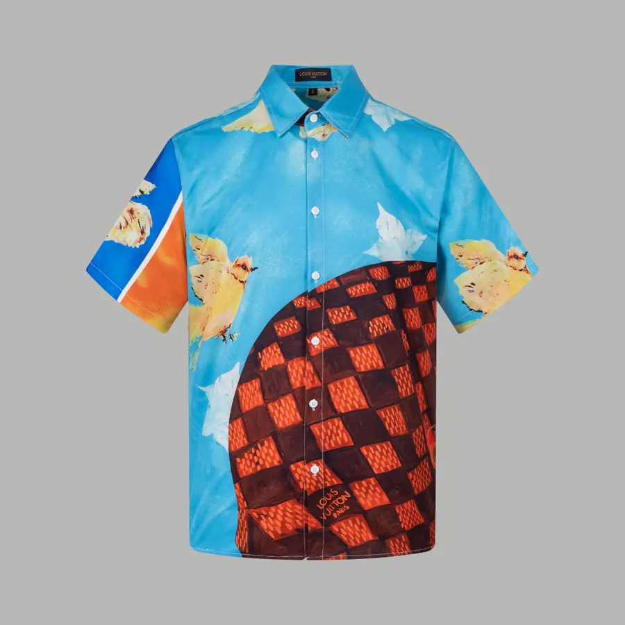 Chenxing Exclusive Animal Print Silk Shirt