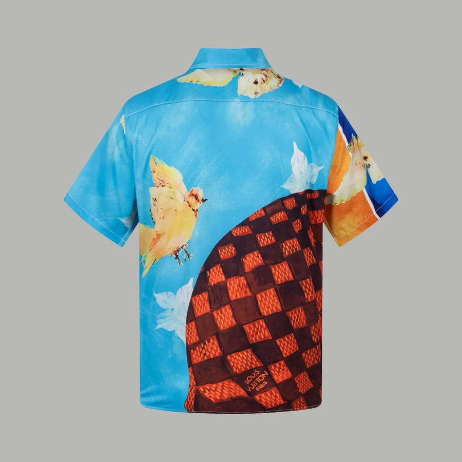 Chenxing Exclusive Animal Print Silk Shirt
