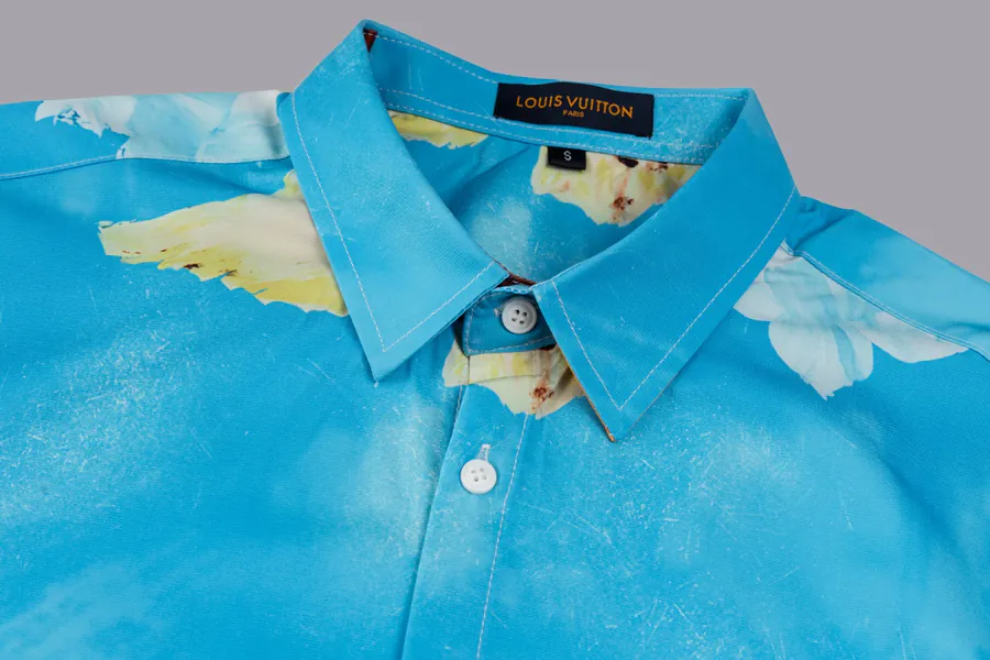 Chenxing Exclusive Animal Print Silk Shirt