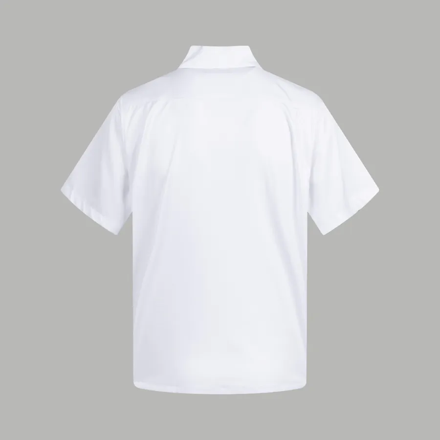 PRA辰星专供 Triangle Logo Shield Embroidered Silk Shirt