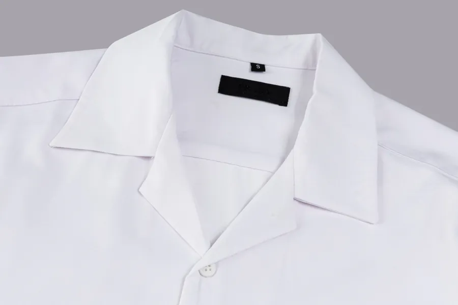 PRA辰星专供 Triangle Logo Shield Embroidered Silk Shirt