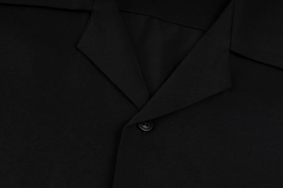 PRA辰星专供 Triangle Logo Shield Embroidery Silk Shirt
