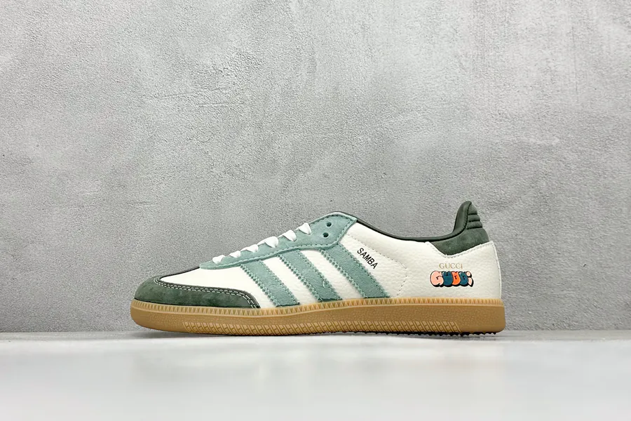 Adidas originals Samba OG x GUCCI White Green Sneaker