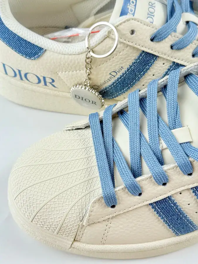 AD Originals Superstar x DIOR White Blue