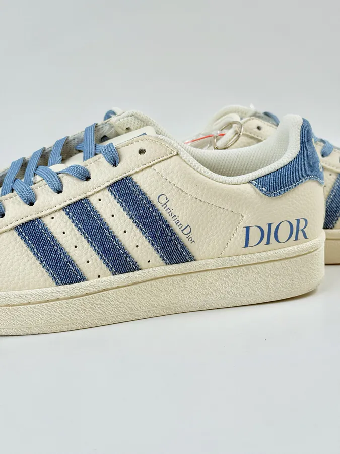 AD Originals Superstar x DIOR White Blue