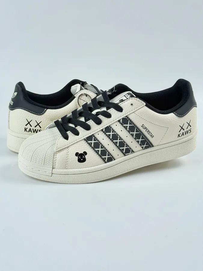 AD Originals Superstar x KAWS White Black