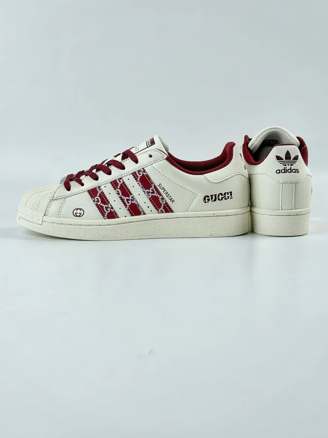 GUCCI White Red Superstar