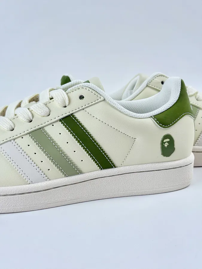 AD Originals Superstar x BAPE White Green Sneaker