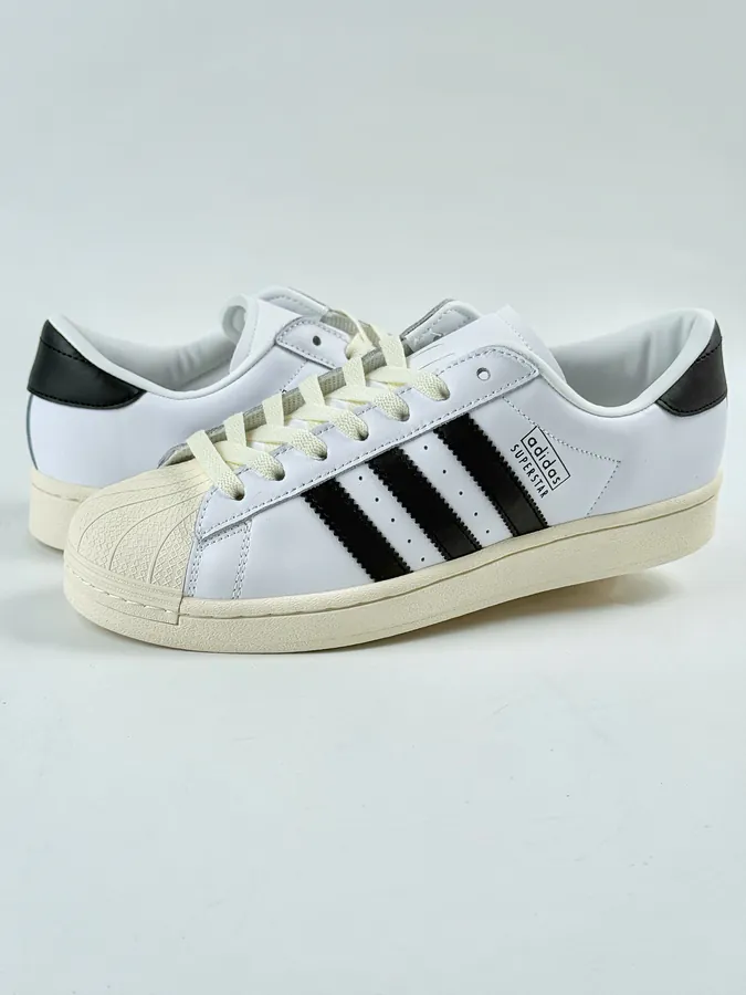 AD Originals Superstar White and Black