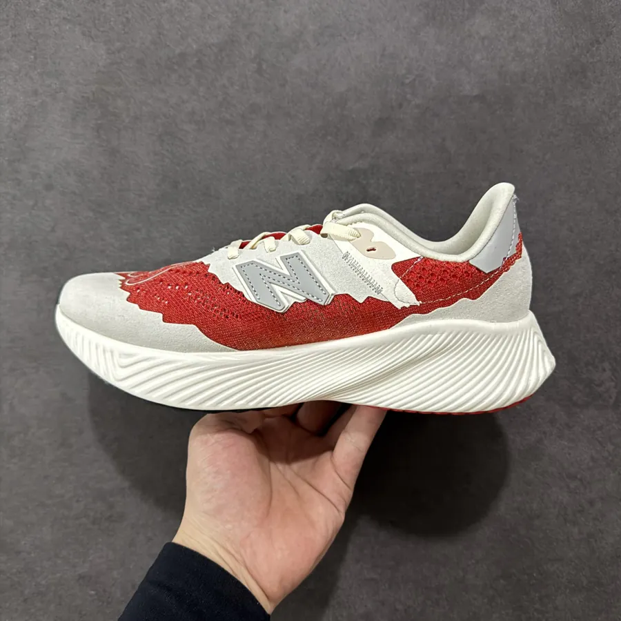 Stone Island x NBFuelCell RC Elite V2 Angora Mars Red Lightweight Low Top Running Shoes