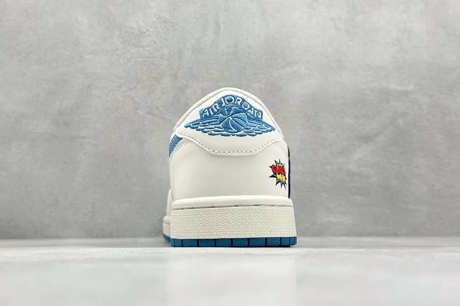 Travis Scott x Fraent Design x Air 1 Low OG SP 1 Blue Hook Blue Sole Low Top Cultural Casual Sneaker
