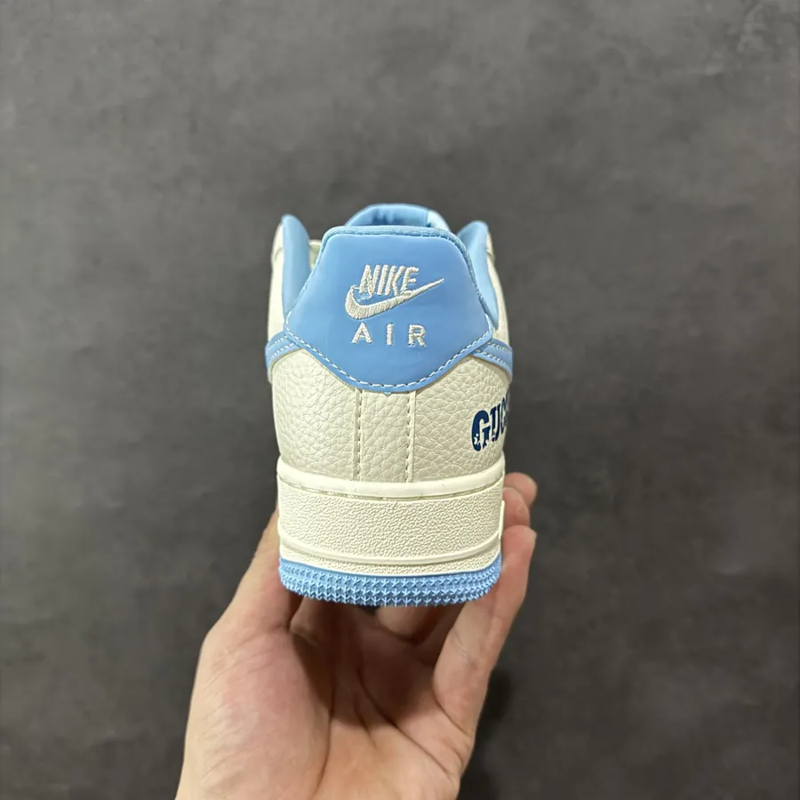 GUCCI White Blue Air Force 1 Low 07