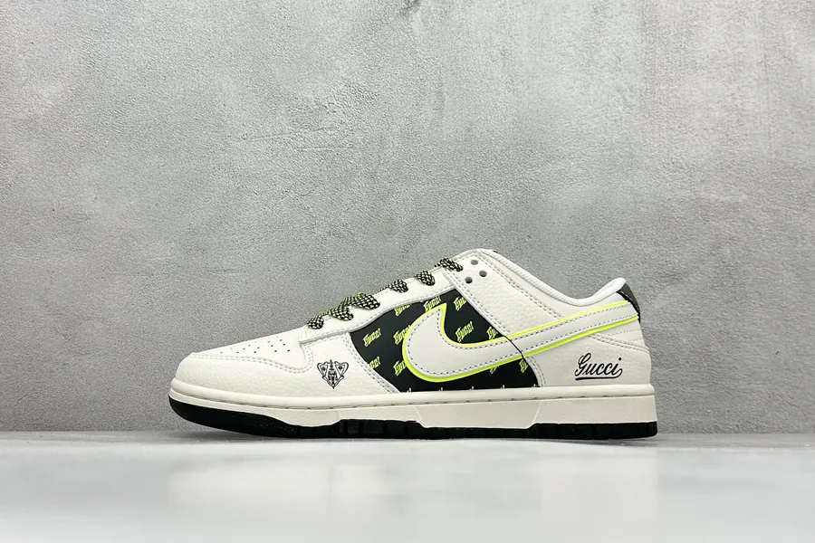 Nike SB Dunk Low x GUCCI White Green