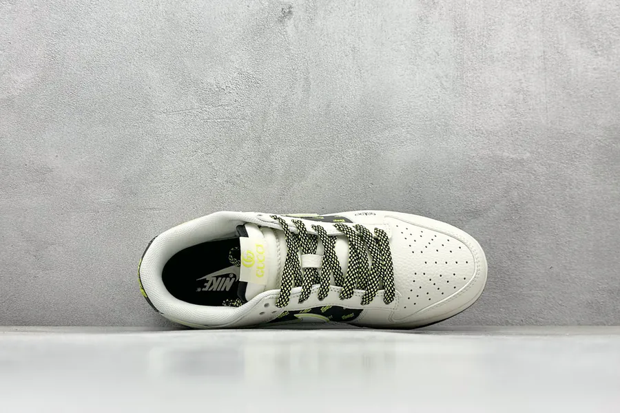 Nike SB Dunk Low x GUCCI White Green