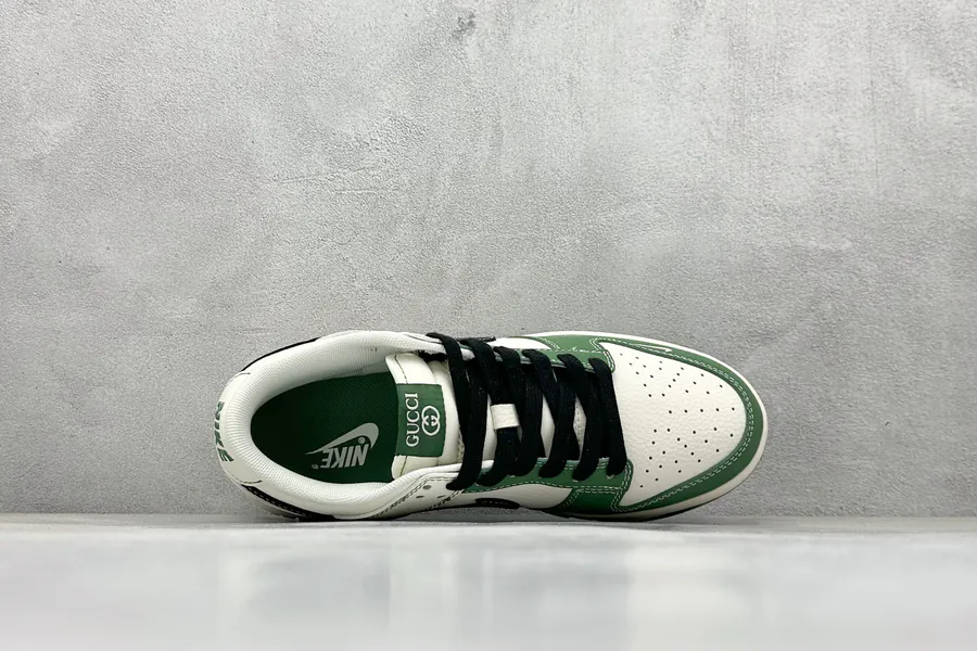 Nike SB Dunk Low x GUCCI Green and White