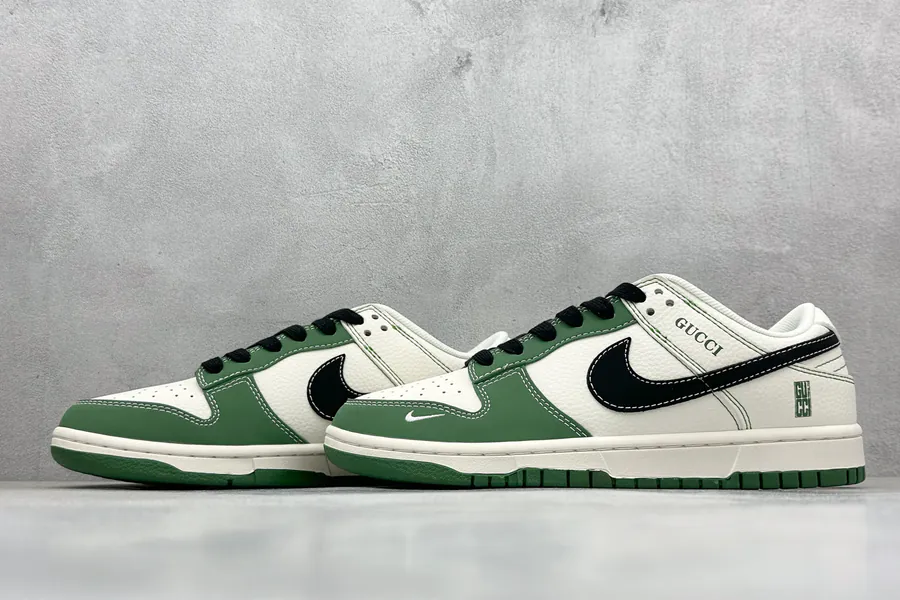 Nike SB Dunk Low x GUCCI Green and White