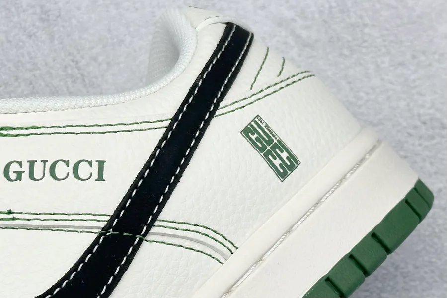 Nike SB Dunk Low x GUCCI Green and White
