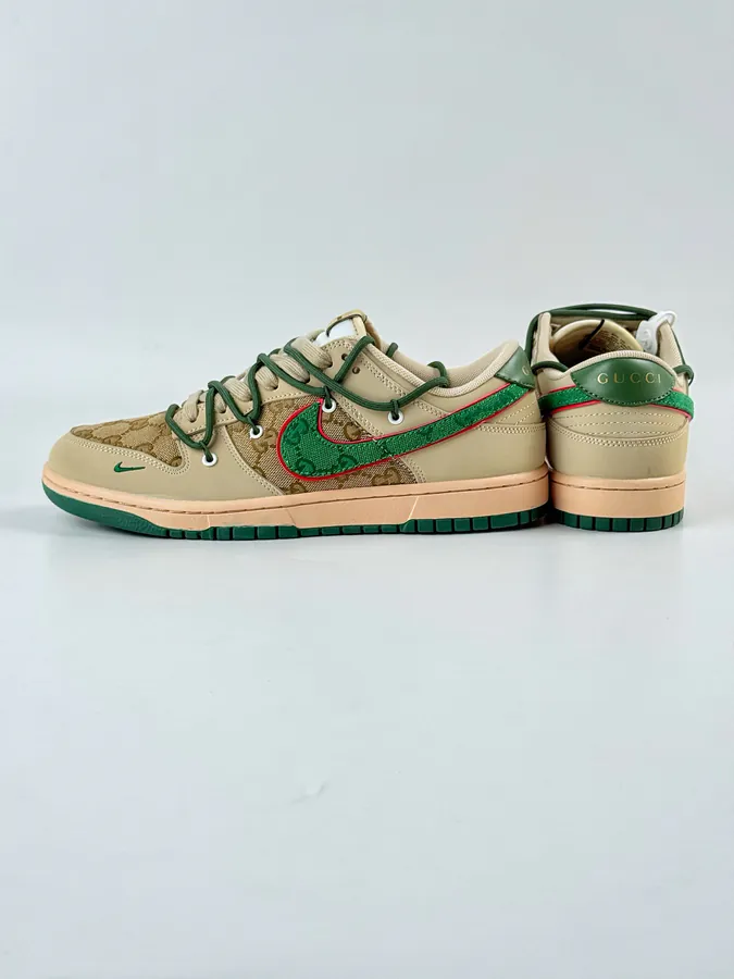 Nike SB Dunk Low x GUCCI Brown Green Mini Gucci