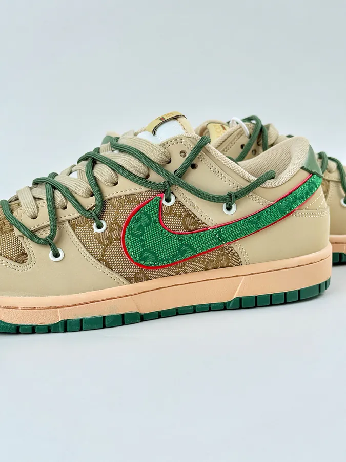 Nike SB Dunk Low x GUCCI Brown Green Mini Gucci