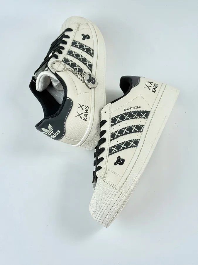AD Originals Superstar x KAWS White Black