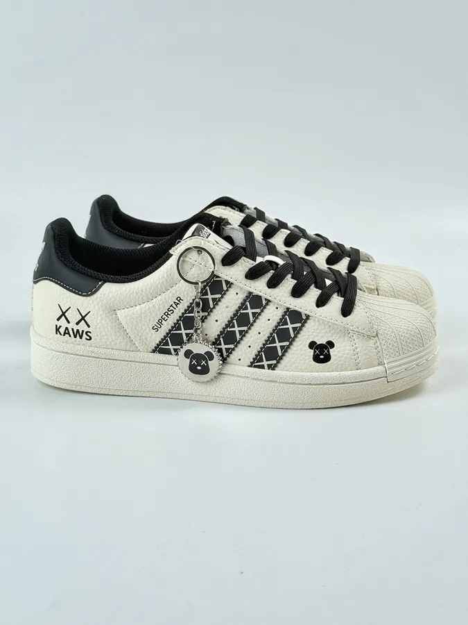 AD Originals Superstar x KAWS White Black
