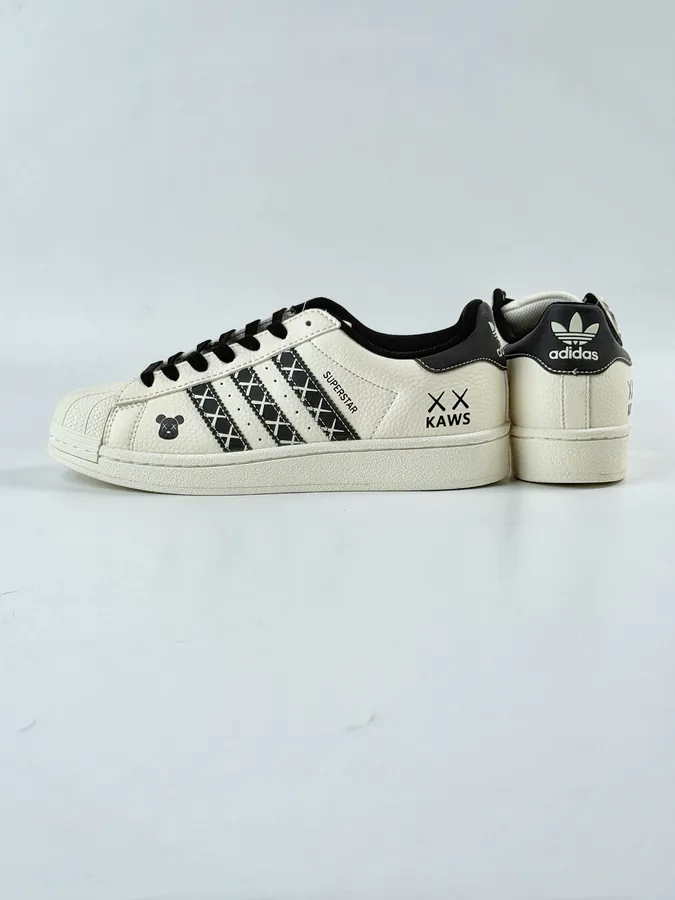 AD Originals Superstar x KAWS White Black