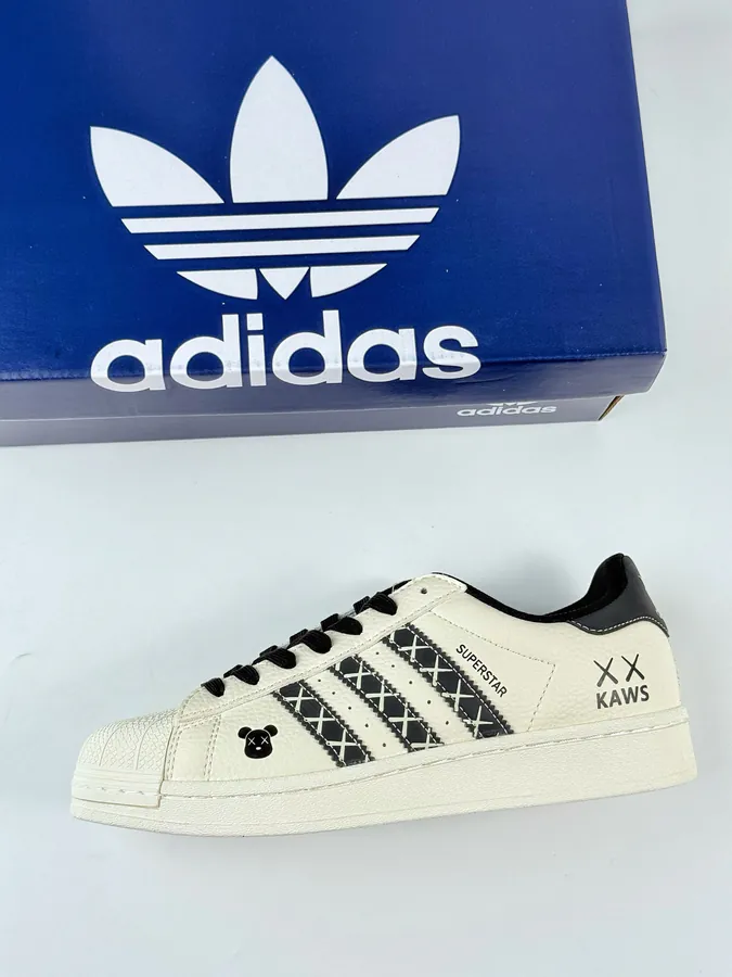 AD Originals Superstar x KAWS White Black