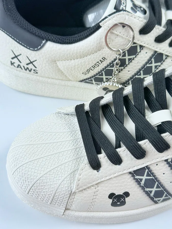AD Originals Superstar x KAWS White Black