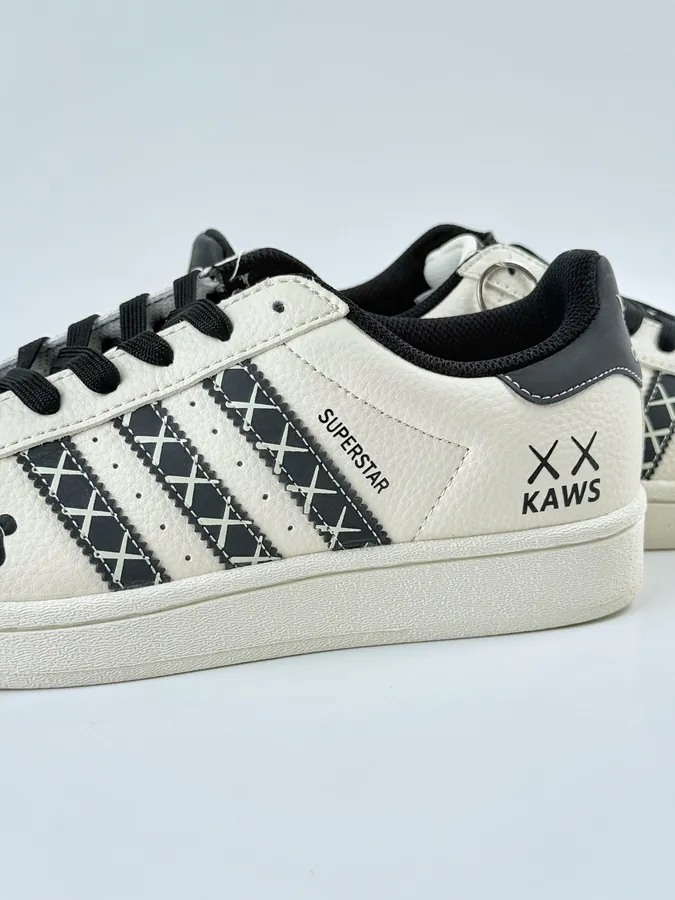 AD Originals Superstar x KAWS White Black