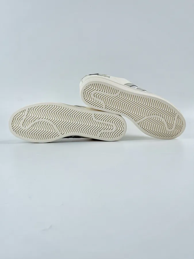 AD Originals Superstar x Stussy White Grey